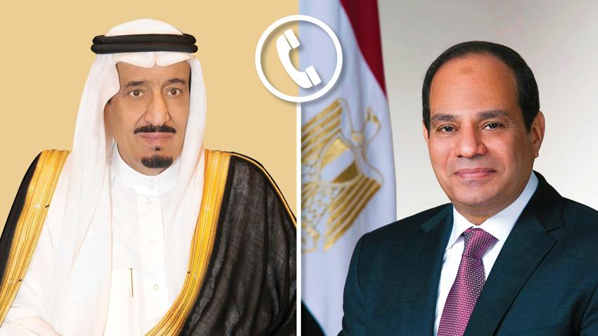 الرئيس السيسي يجري اتصالًا هاتفيًا بخادم الحرمين الشريفين الرئيس السيسي يجري اتصالًا هاتفيًا بخادم الحرمين الشريفين