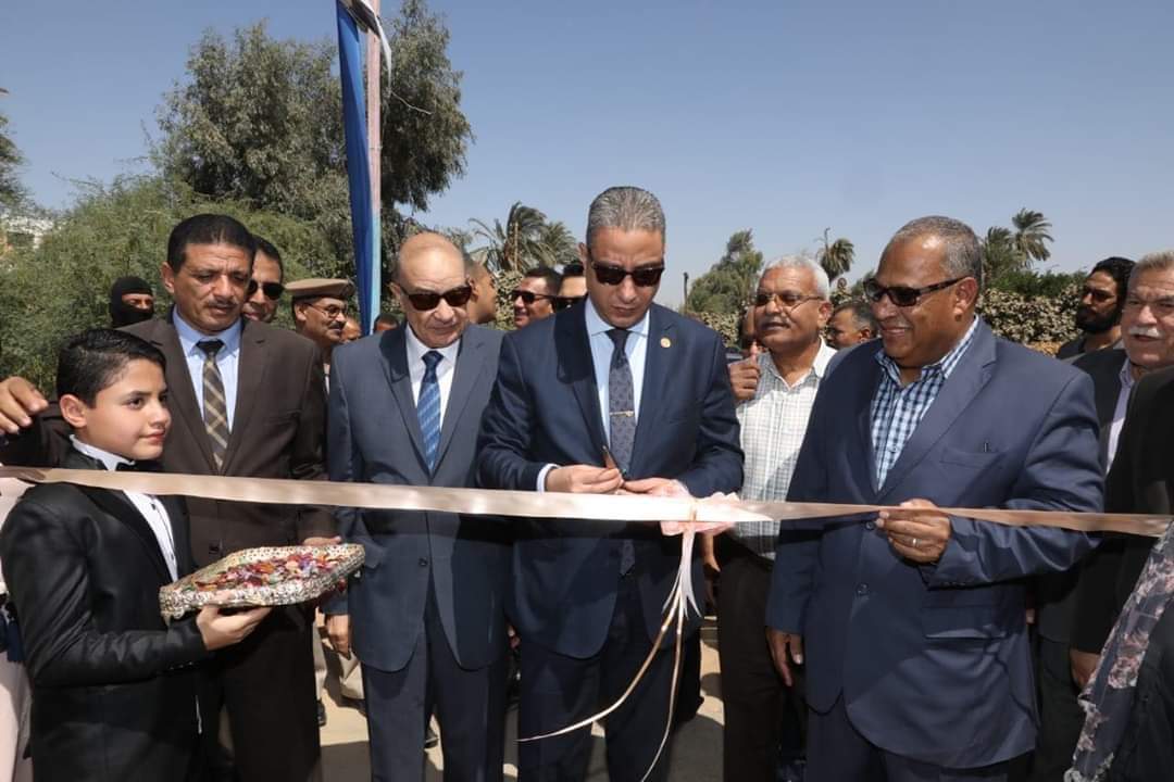 افتتاح مشروعي صرف صحي بمدينة طما افتتاح مشروعي صرف صحي بمدينة طما